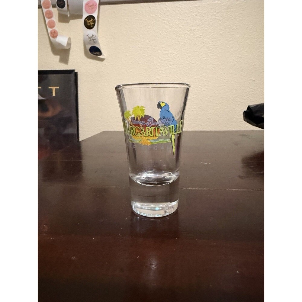 Jimmy Buffett Margaritaville Las Vegas Logo Shot Glass
